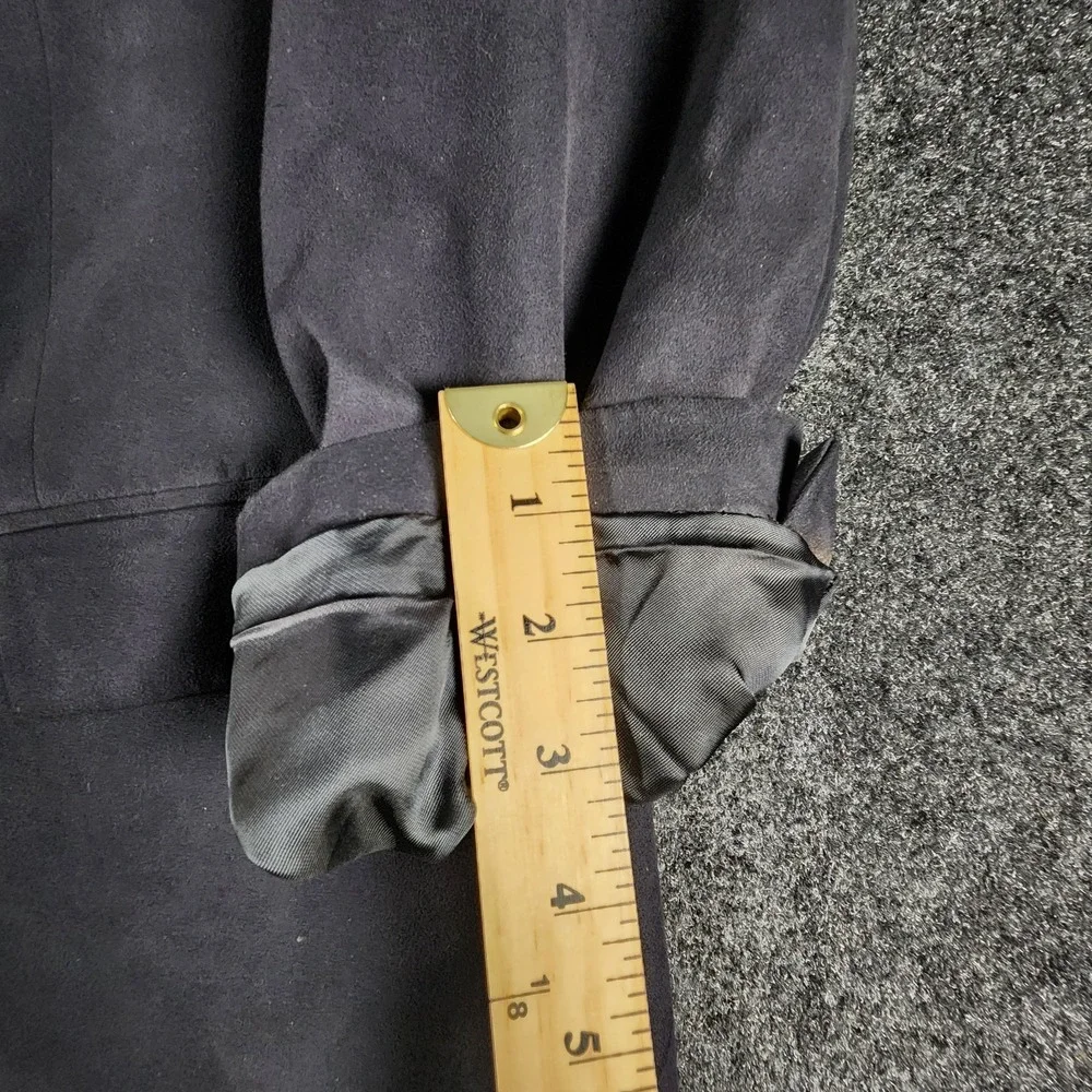 VTG Chaps Ralph Lauren Men's Velvet 3-Button Blazer Black 46R Sport‎ Coat Jacket